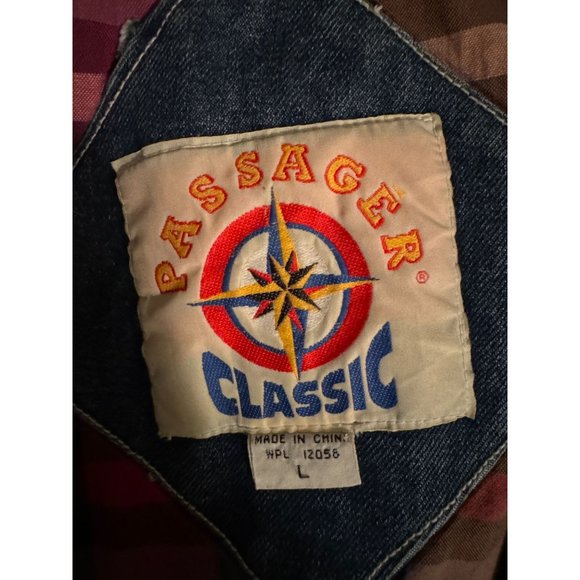 VINTAGE‎ 80S RETRO DENIM JACKET SIZE LARGE | L1 - Picture 4 of 6